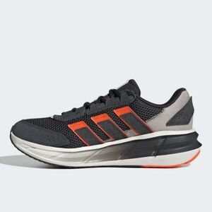 Adidas Men's Black and Orange Athletic Shoes